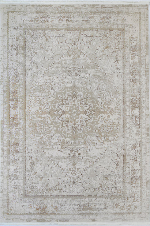 London Vintage Medalion Beige Rug - ADORE RUGS and FLOORING